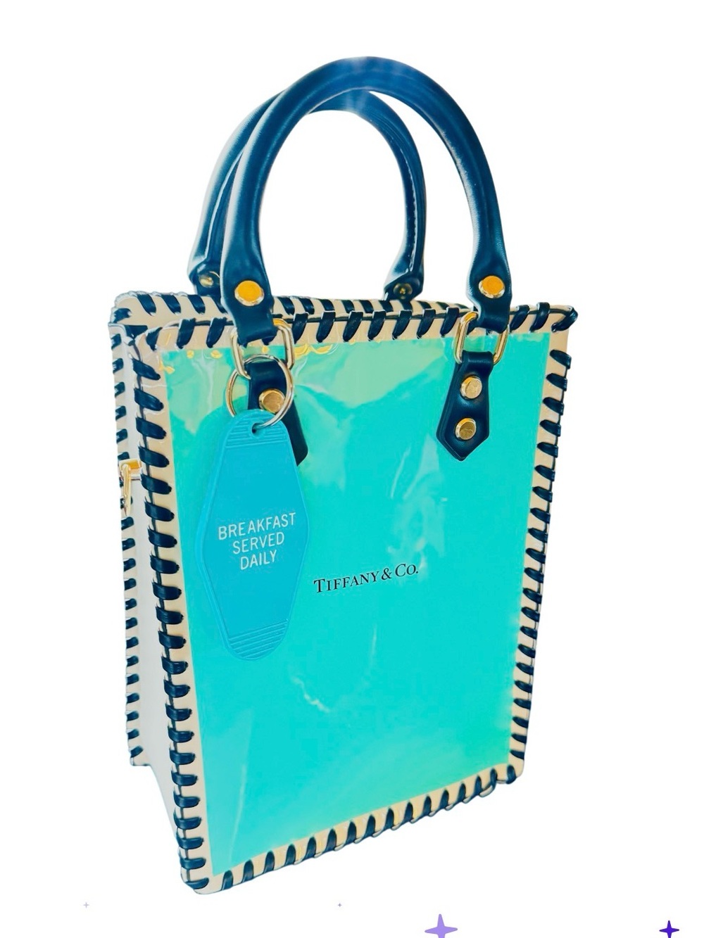 Tiffany Aqua Blue Upcycled Women's Bag